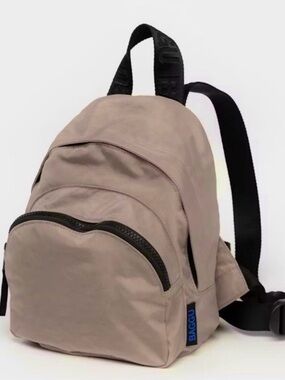 BAGGU Mini Nylon Backpack in the color Dove